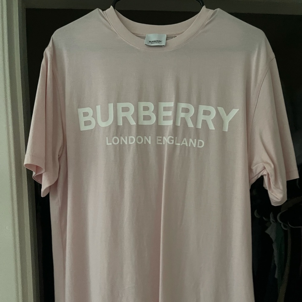 Burberry Pink Short Sleeve Tee